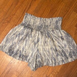 Pants Store skort, blue and cream, small